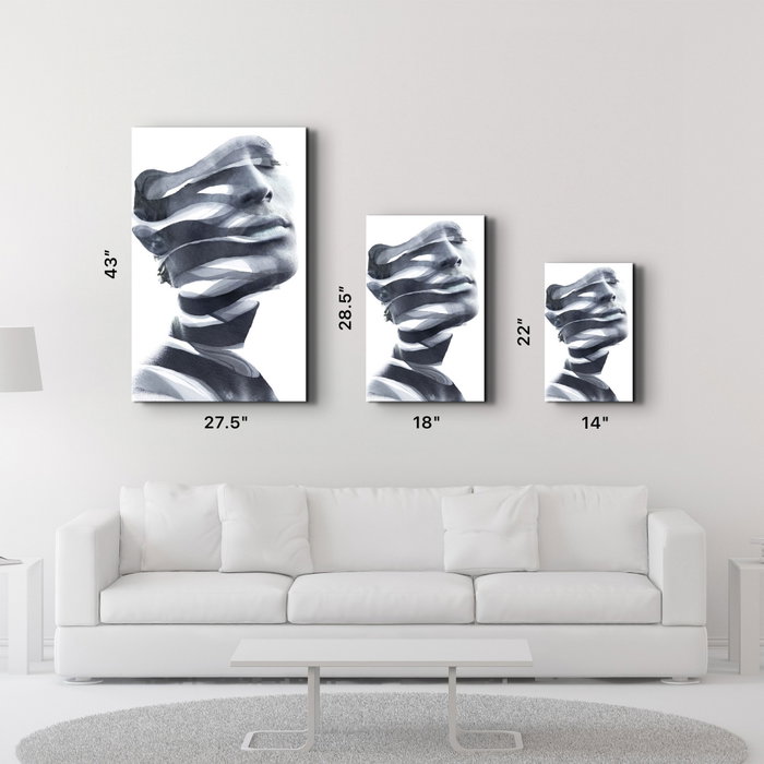 Wallity Pintura Decorativa de Vidrio Templado 46 x 72 cm